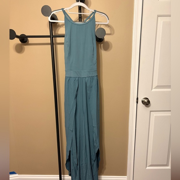 HALARA Women's Teal Jumpsuit Size M Stretchy Chic - Picture 3 of 9